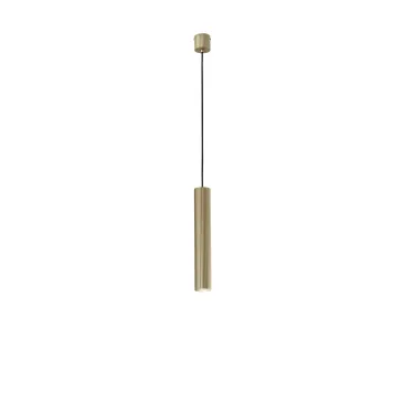 SOSPENSIONE LORD ORO IN ACCIAIO+ALLUMINIO 1XGU10 25W 10X10X240CM