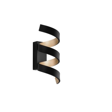 Applique a Spirale Nera o Bianca LED 9W