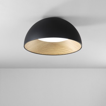 PLAFONIERA LED COCO NERA...