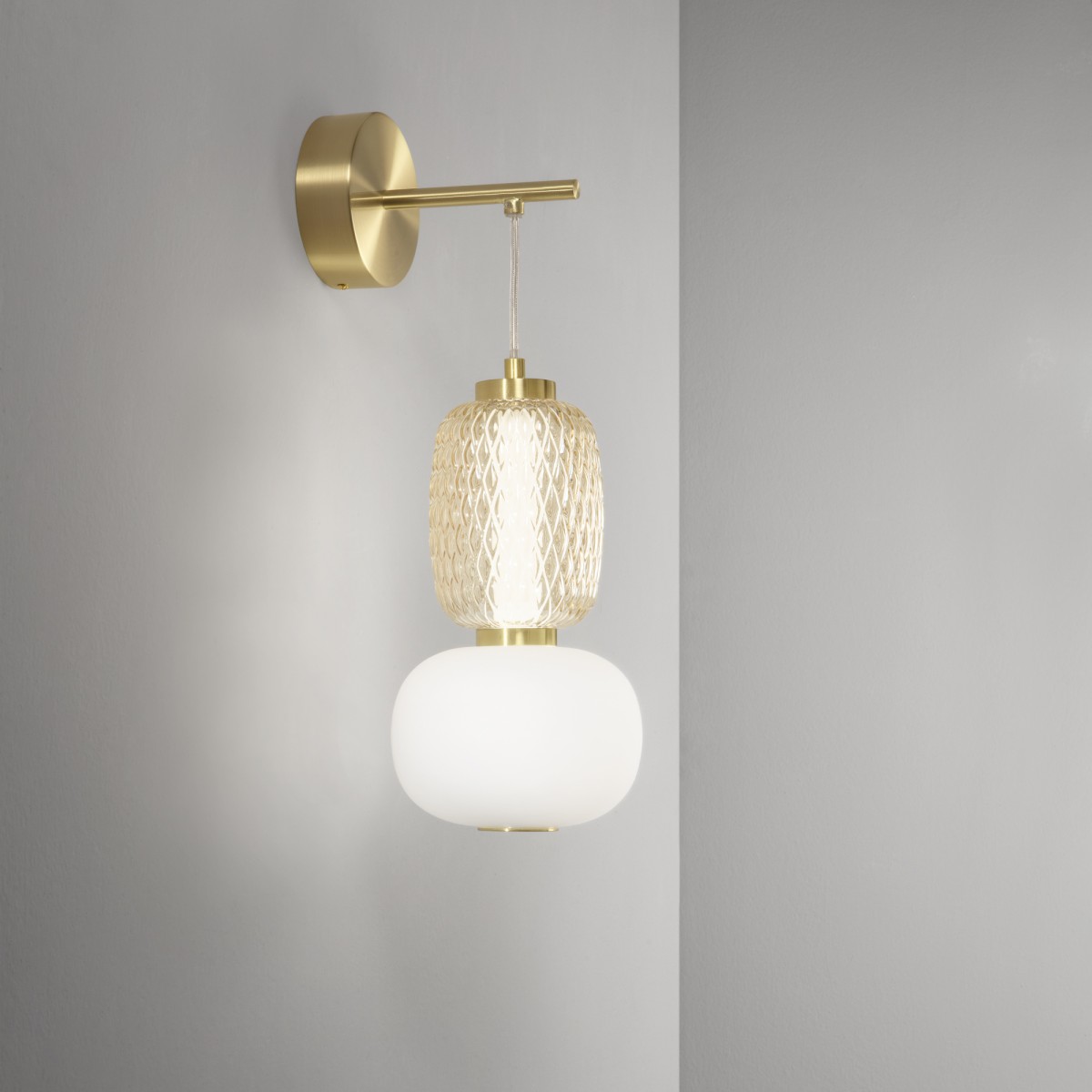 APPLIQUE LED TOTEM ORO 18W 2000LM 3000K 22X55CM