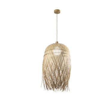 SOSPENSIONE BAHAMAS IN BAMBOO 1XE27 MAX 60W IP20 40X223CM