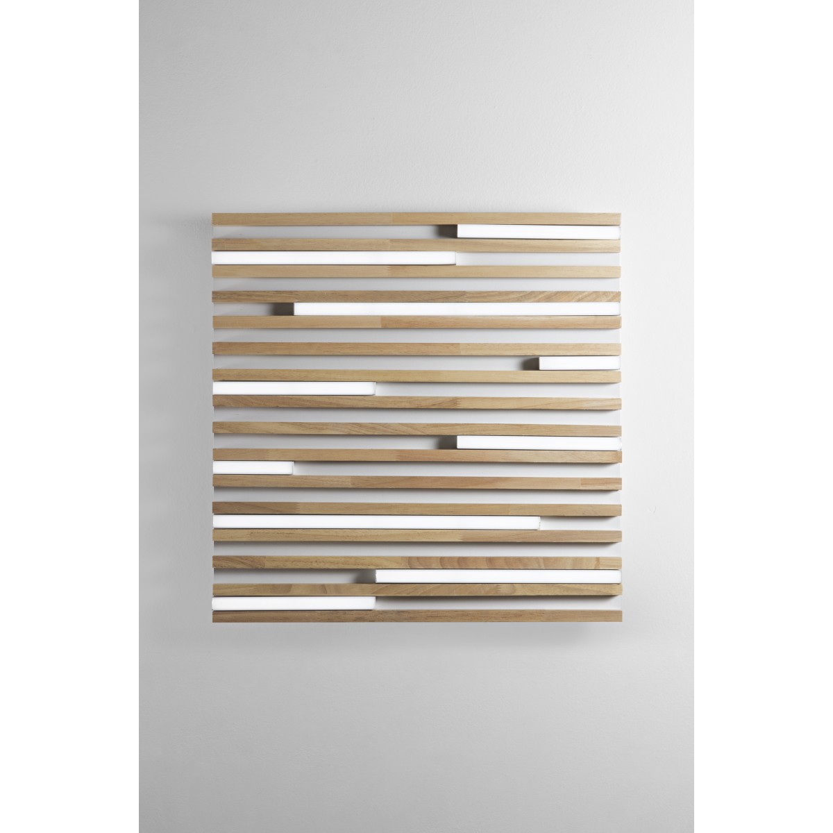 PLAFONIERA LED KUMA BIANCA IN LEGNO 40W CCT...