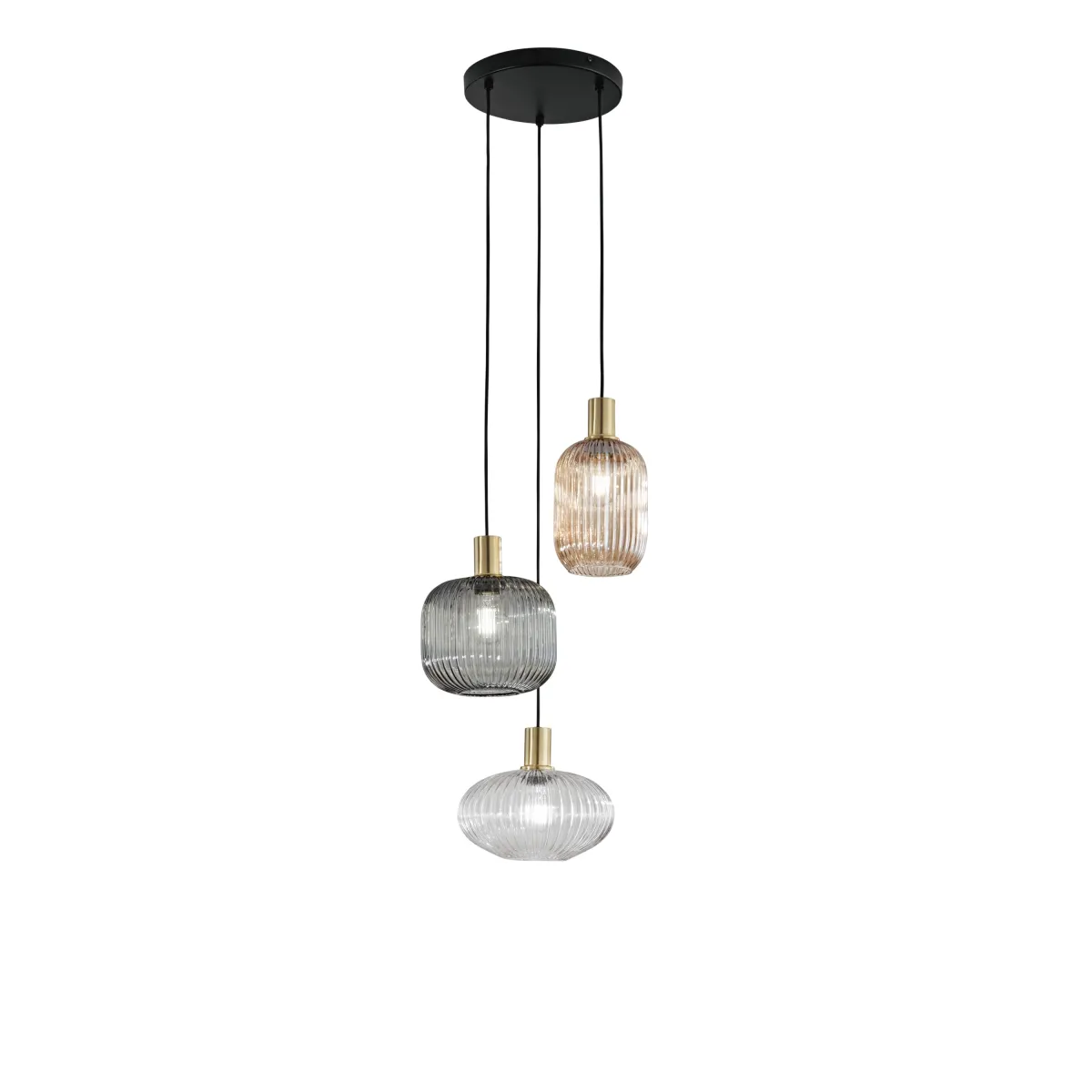 Moderner 3-flammiger E27-Kronleuchter | Mondialshop