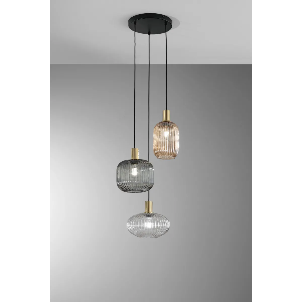 Moderner 3-flammiger E27-Kronleuchter | Mondialshop