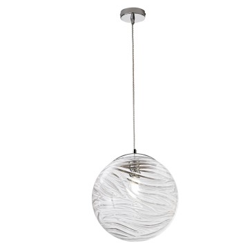 SOSPENSIONE NEREIDE TRASPARENTE 1XE27 33,4X162,5CM
