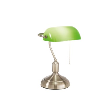 Lampe de table moderne verte ou blanche | Mondialshop