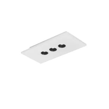 PLAFONIERA LED XICO BIANCA 3X4W 840LM CCT 40X4,7X20CM