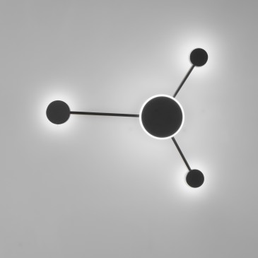 Plafonnier LED Black Ether...