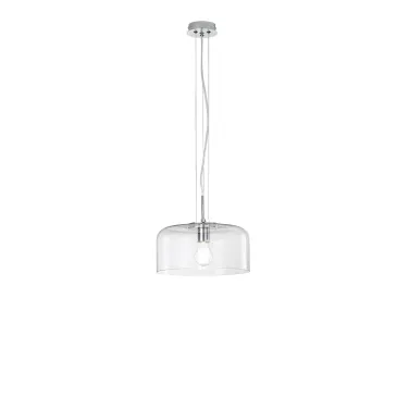 SOSPENSIONE TRASPARENTE 1XE27 30X30X150CM