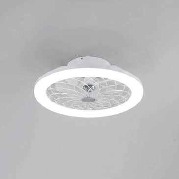 Plafonnier LED avec ventilateur et télécommande | Mondialshop