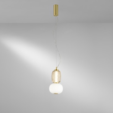 LED-Hängeleuchte „Gold...