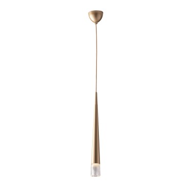 LANCELOT GOLD SUSPENSION 1XGU10 6X181CM