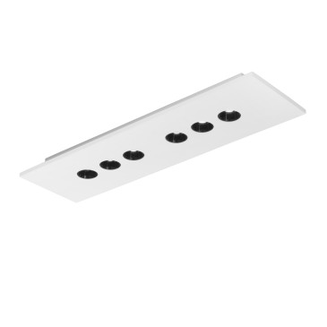 XICO Weiße LED-Deckenleuchte 6 x 3 W 1260 lm Farbtemperatur 70 x 4,7 x 20 cm