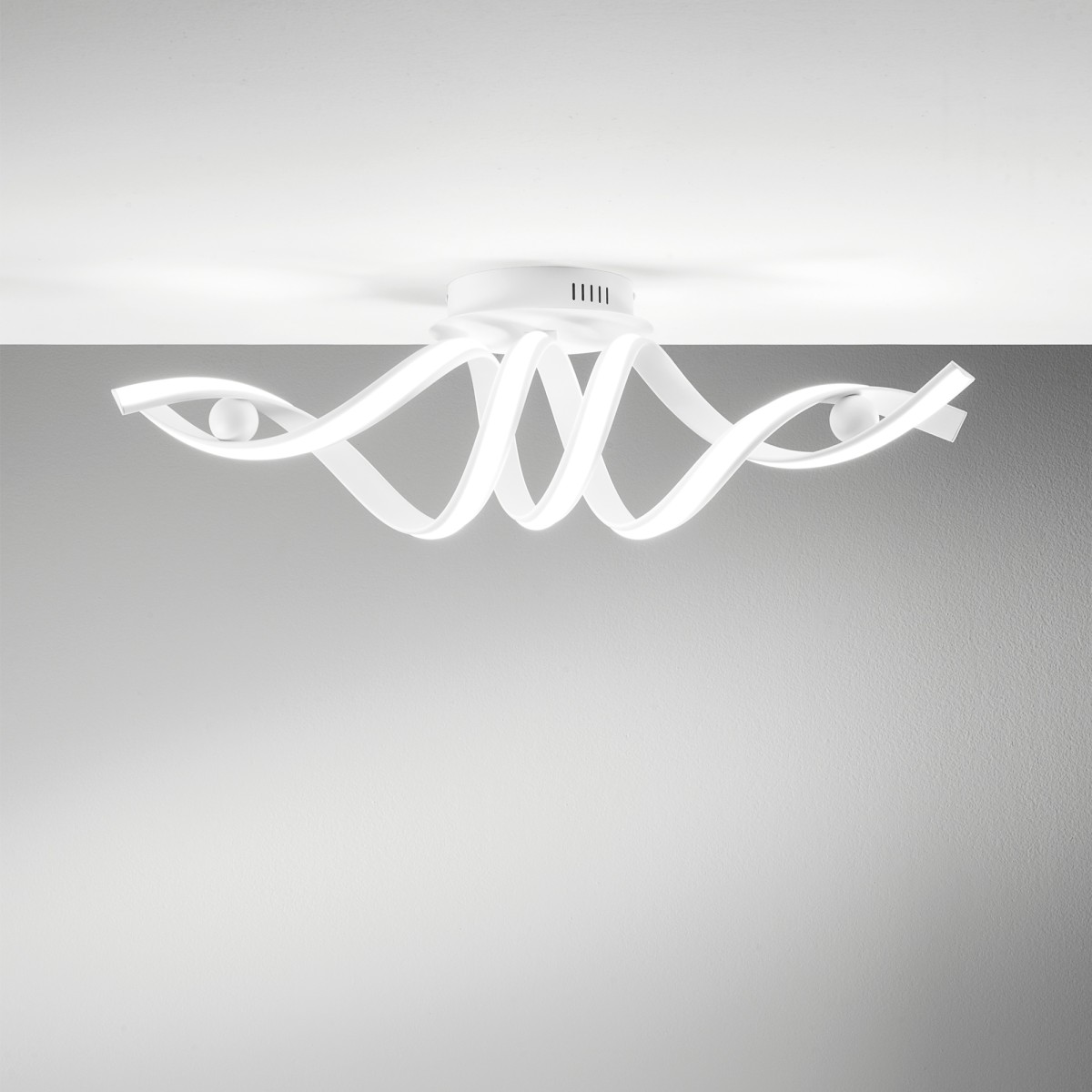 Plafonnier LED blanc Mystral 38 W 6900 lm 85 x 23 x 30 cm
