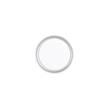PLAFONIERA LED NEON TONDA BIANCA/SILVER 24W 3450LM CCT 40X40X7CM