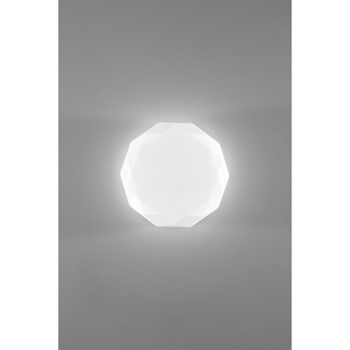 PLAFONIERA SINOPE BIANCA IN PMMA 24W 2500LM CCT...