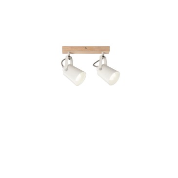 Applique da Parete Materiali Naturale 2xE14 | Mondialshop