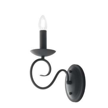 Applique da Parete Antracite Moderna E14 | Mondialshop