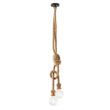 SOSPENSIONE ROPE CANAPA 2XE27 150CM