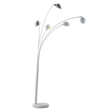 ERACLE Stehleuchte, weiß, 5xE14, 108x35x219 cm