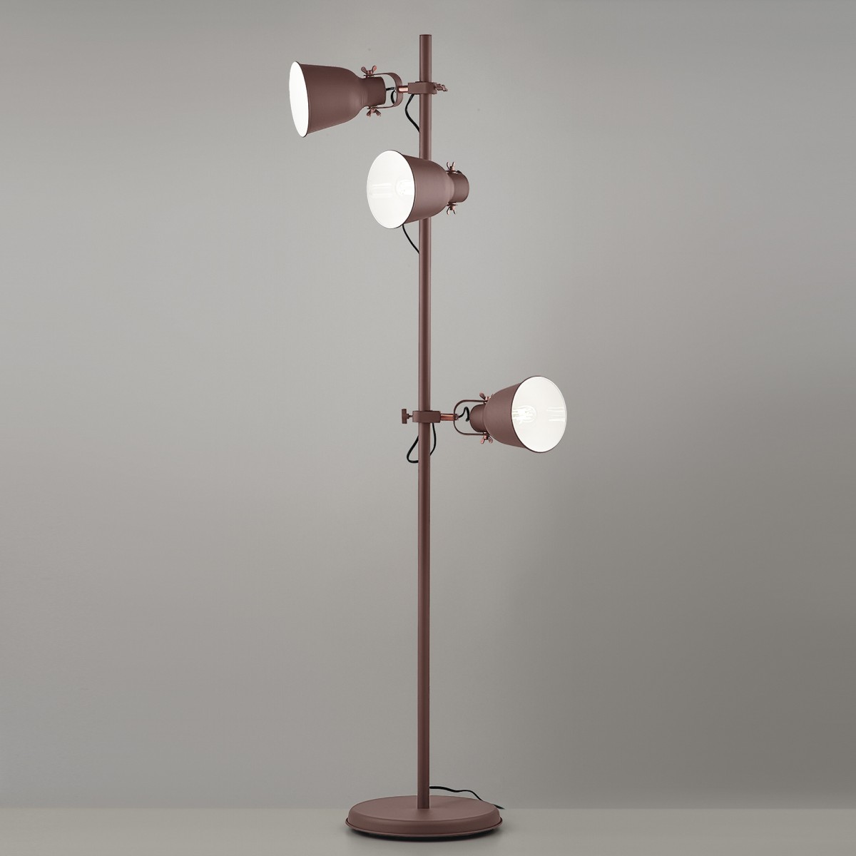 Lampadaire Legend Corten/cuivre 3 x E27 50 x 166 cm