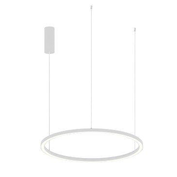 Suspension LED blanche à anneaux 40W 6000LM CCT 80X80X150CM
