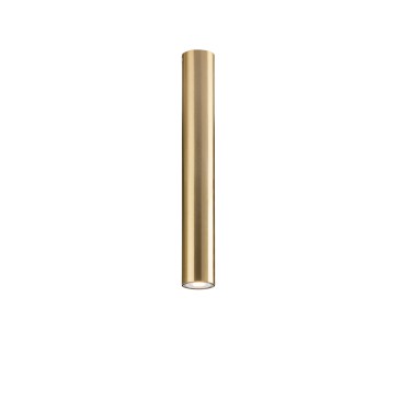 FLUKE Runde goldene Deckenleuchte 1xGU10 5,5x5,5x40cm
