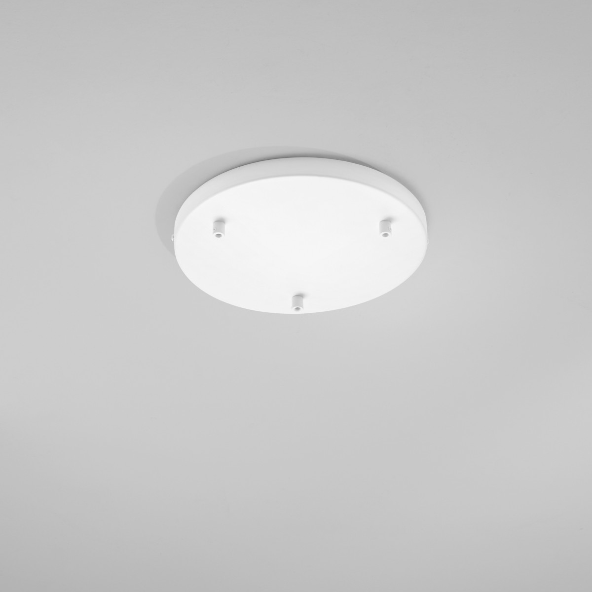 MONTATURA TONDA BIANCO A 3 FORI 32X4,1CM