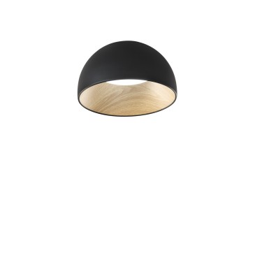 Plafonnier LED noir Coco 30W CCT D35