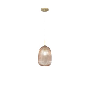 DUKE AMBER GLAS AUFHÄNGUNG 1XE27 D21X200CM