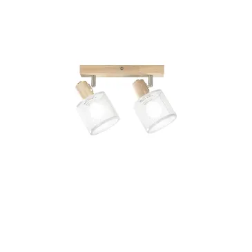 Applique Moderna con Spot in Legno | Mondialshop