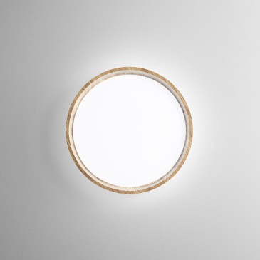 PLAFONIERA LED MADERA LEGNO...