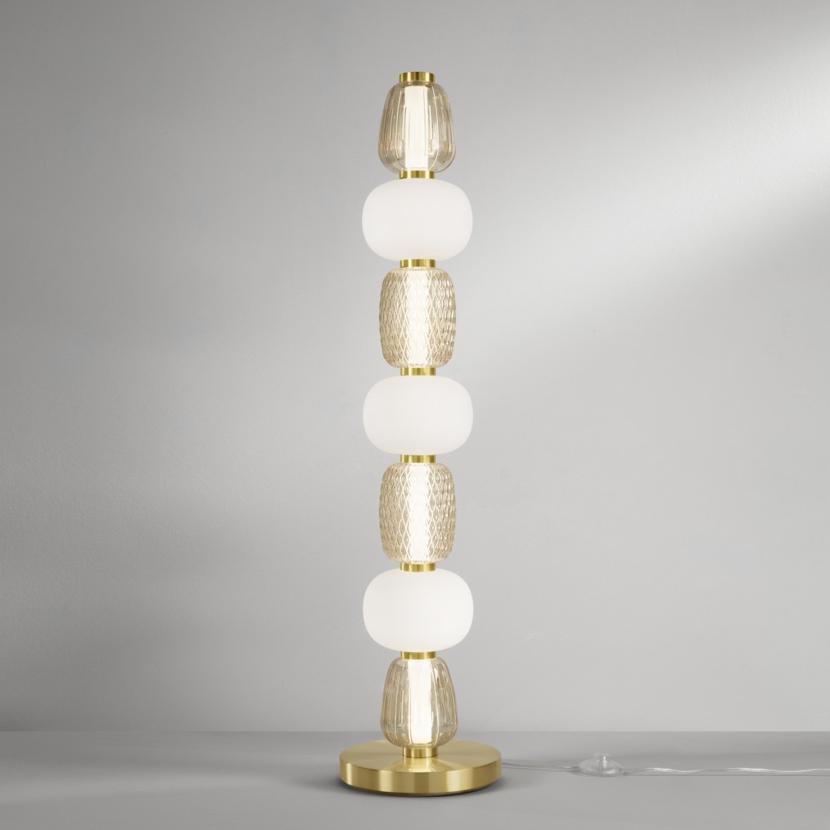 PIANTANA LED TOTEM ORO 42W 4500LM 3000K 25X108,8CM