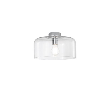 GIBUS Transparente Deckenleuchte 1xE27 30x30x23cm