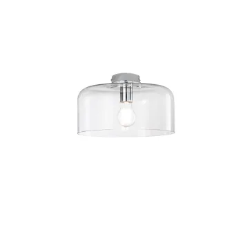 PLAFONIERA GIBUS TRASPARENTE 1XE27 30X30X23CM