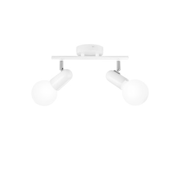 Applique Spot Orientabile Bianco o Nero 2xE27 | Mondialshop