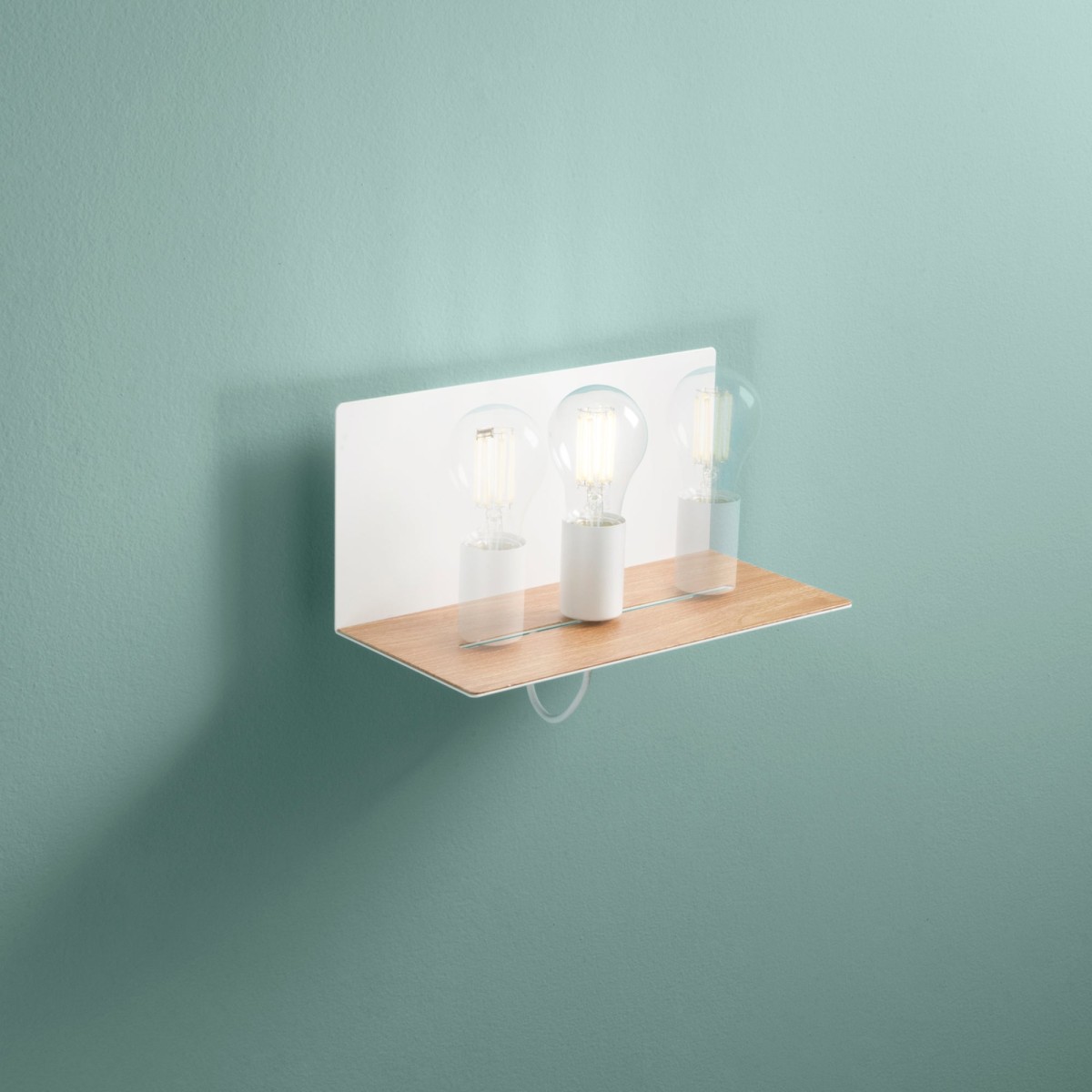 Applique con Mensola e Porta USB 2A | Mondialshop
