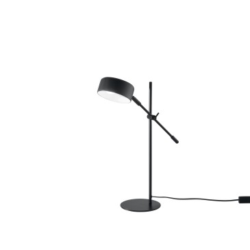 Lampe de table Eiffel en métal noir avec point lumineux réglable 1 x E14 59,5 x 42 x 42 cm