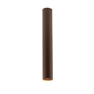 PLAFONIERA FLUKE TONDA CORTEN 1XGU10 5,5X5,5X40CM