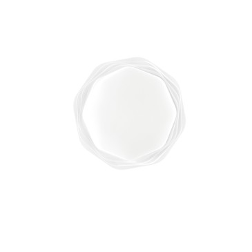 Daisy weiße LED-Deckenleuchte, 24 W, 2460 lm, 42 x 42 x 8,5 cm