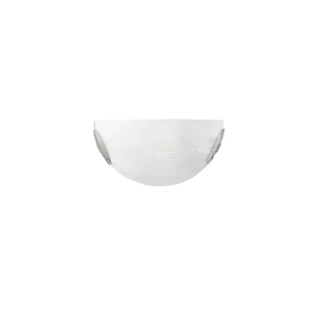 Applique murale blanche en forme de croissant avec ampoule E27 | Mondialshop