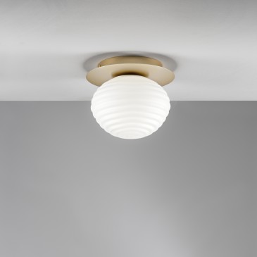 PLAFONIERA RIPPLE ORO 1XE27...