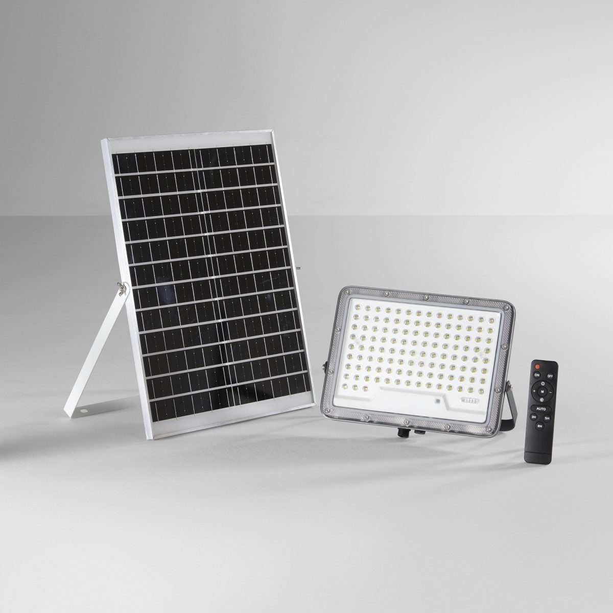 Projecteur Glaser 3500 lm 4000 K avec panneau solaire,...