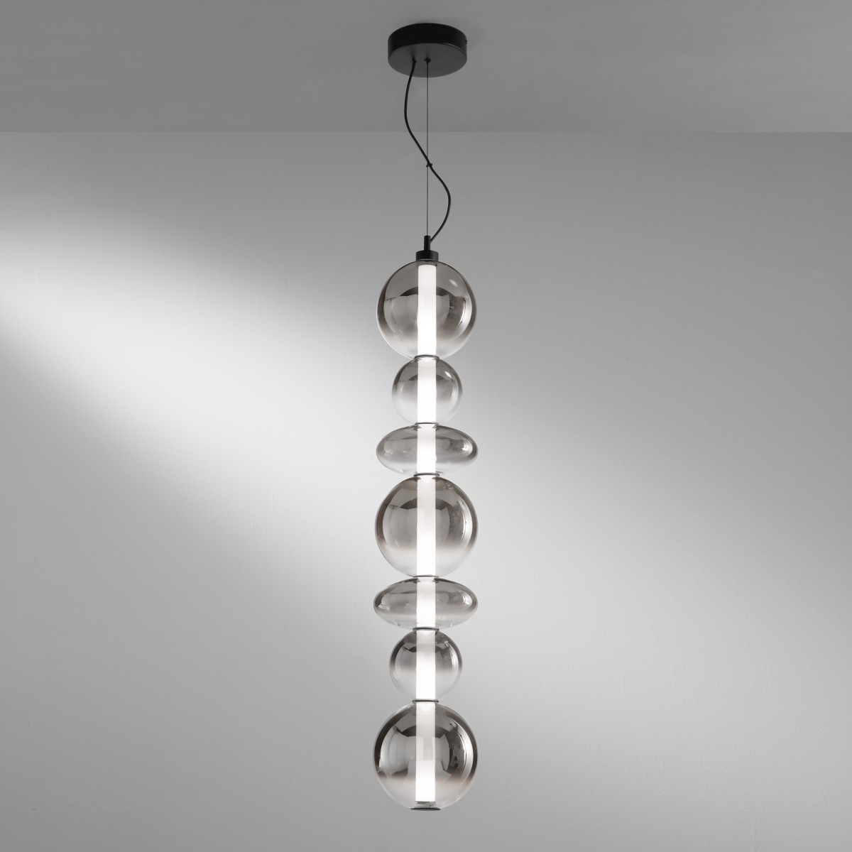KEMET LED-Hängeleuchte, schwarz, 40 W, 4000 lm, 3000 K,...