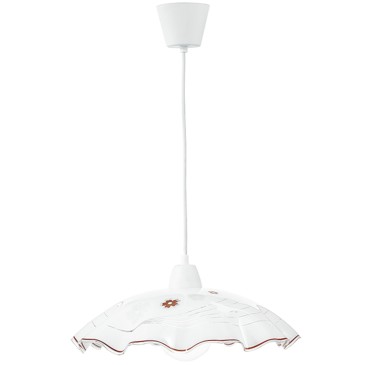 Suspension Victoria White 1XE27 42X42X120CM