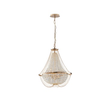 VIENNA GOLD SUSPENSION 4XE14 45X120CM