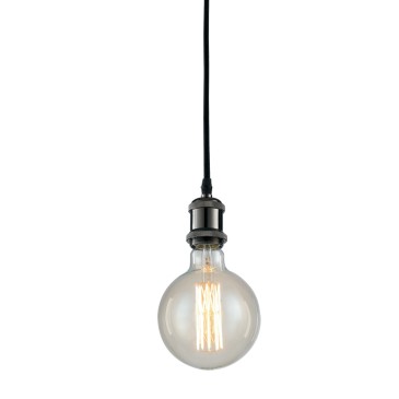 SOSPENSIONE VINTAGE NERA 1XE27 126CM