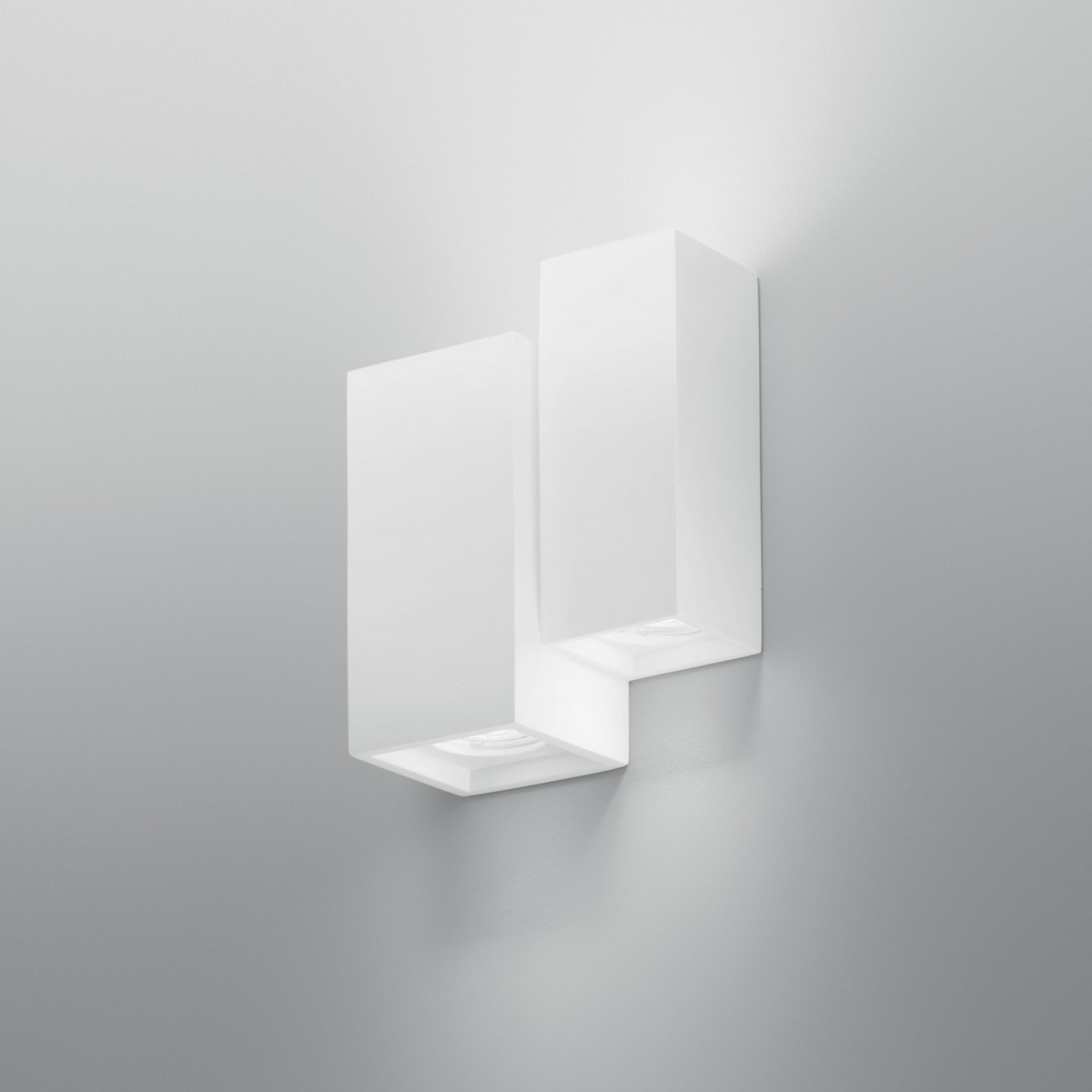 Applique in Gesso Verniciabile 4xGU10 | Mondialshop