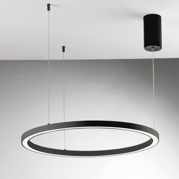 Schwarze LED-Hängeleuchte...