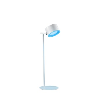 Wiederaufladbare Tesla LED-Weißlichtlampe mit Magnetkopf, 4 W, 186 lm, RGB+CCT, inklusive Wandleuchtenfuß